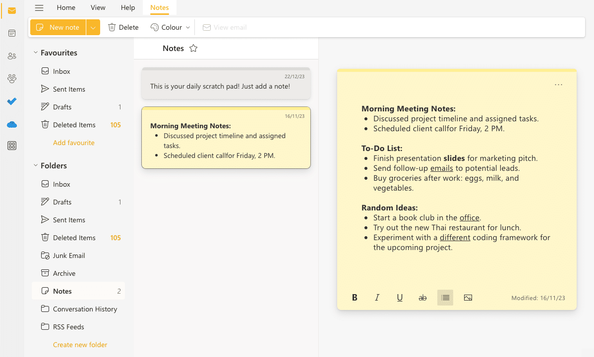 Sticky Notes For Word Sticky Notes Widget for Teams & Microsoft 365 - Bloom Intranet